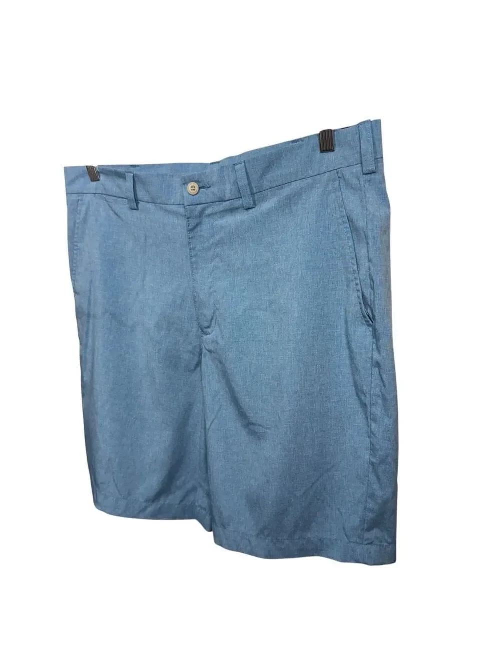 PGA Tour Blue Golf Shorts Mens Size 36 Flat Front Performance
